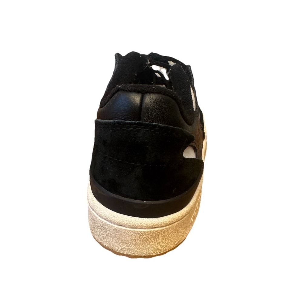 Adidas Forum Low Shoe Black White Casual Sneakers Lace Up Youth Size 5 Boys - Picture 11 of 15